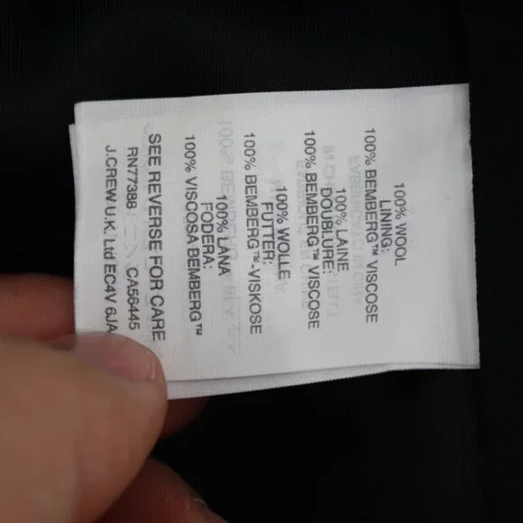 J Crew Suit Mens 36S 32x30 Ludlow Slim Fit Wool Two Piece Vitale barberis Green - Picture 9 of 16